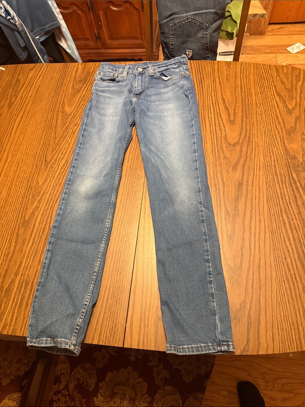Classic Light Wash Straight-Leg Jeans